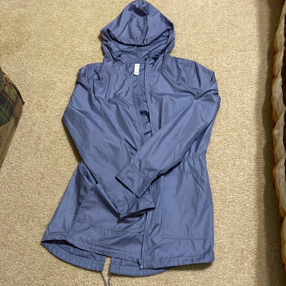 Blue Windbreaker